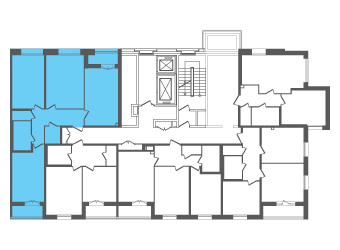 Квартира №109610 на этаже