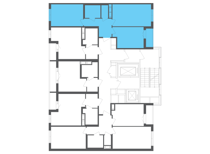 Квартира №111203 на этаже