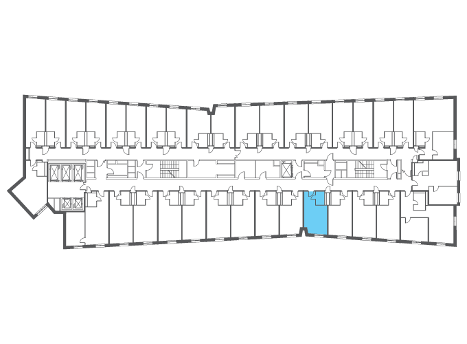 Квартира №115134 на этаже