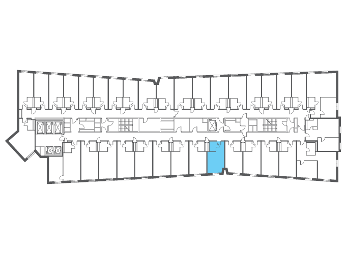 Квартира №115135 на этаже