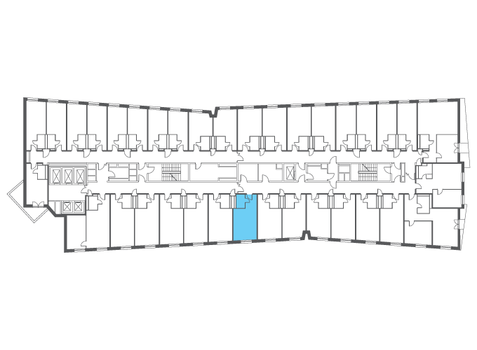 Квартира №115223 на этаже