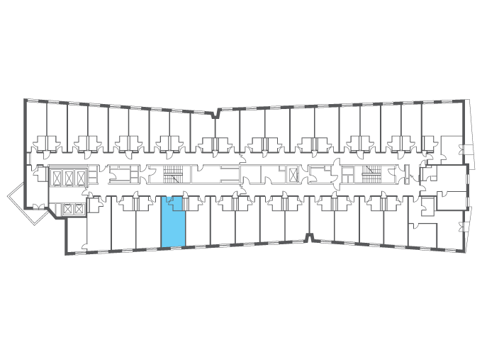 Квартира №115228 на этаже