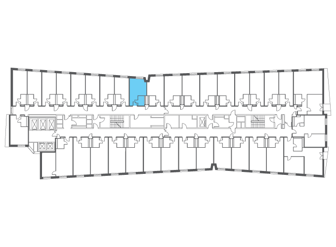 Квартира №115243 на этаже