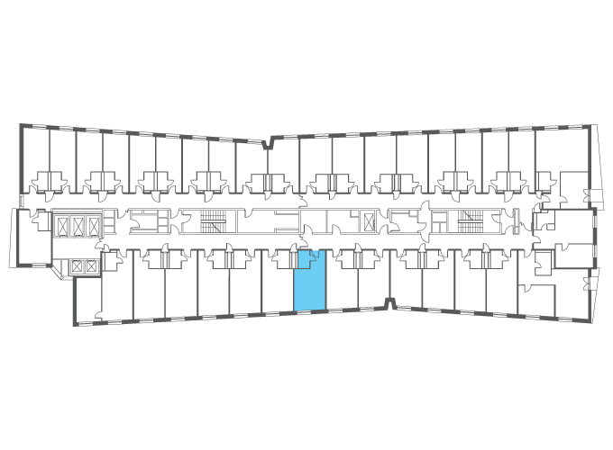 Квартира №115266 на этаже