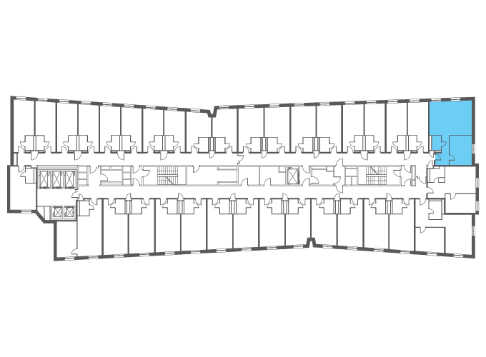 Квартира №115298 на этаже