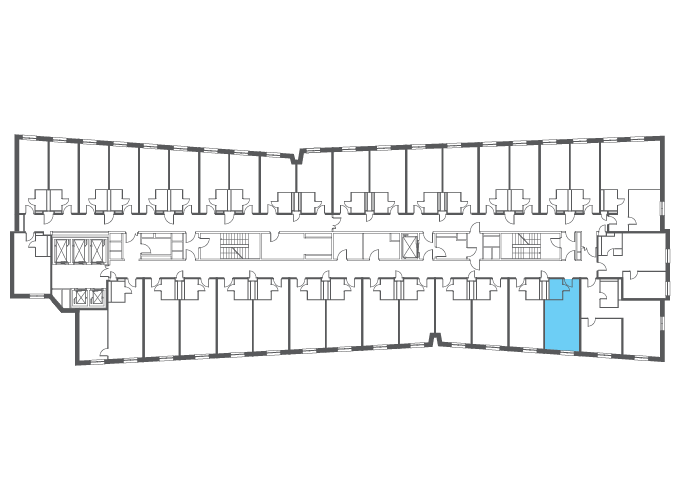 Квартира №115301 на этаже