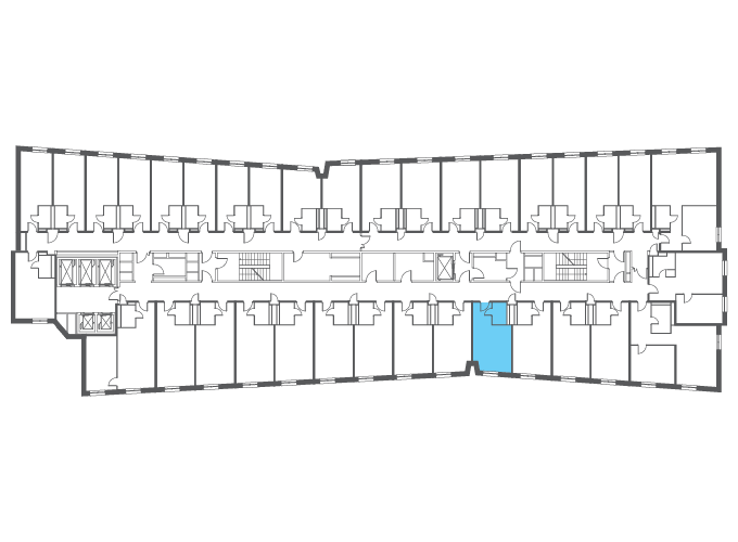 Квартира №115347 на этаже