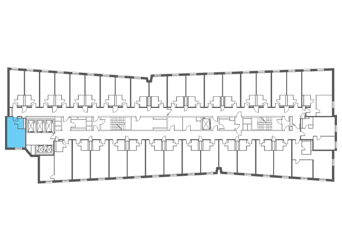 Квартира №115358 на этаже