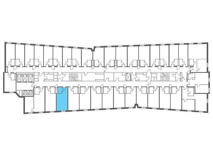 Квартира №115393 на этаже