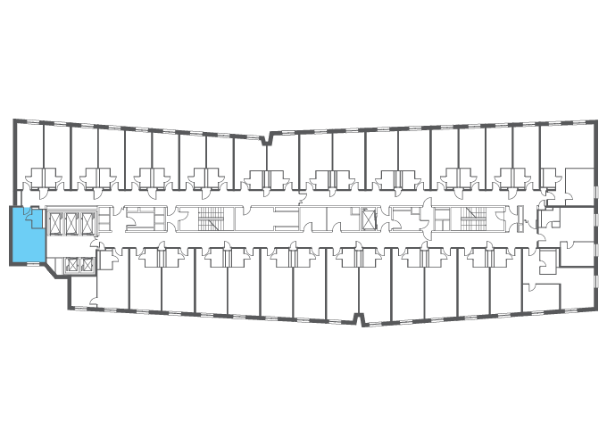 Квартира №115396 на этаже