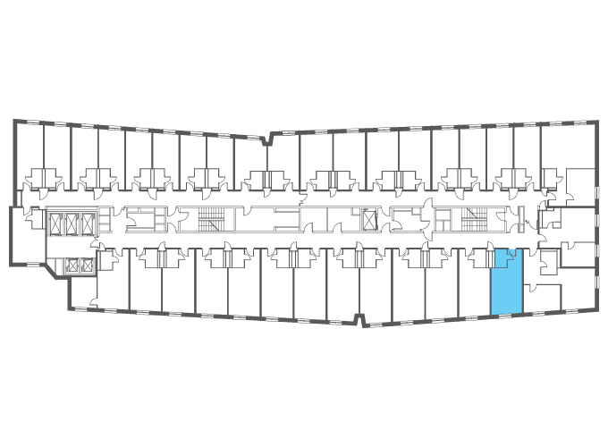Квартира №115420 на этаже