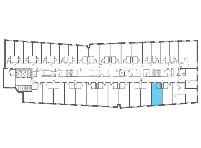 Квартира №115421 на этаже