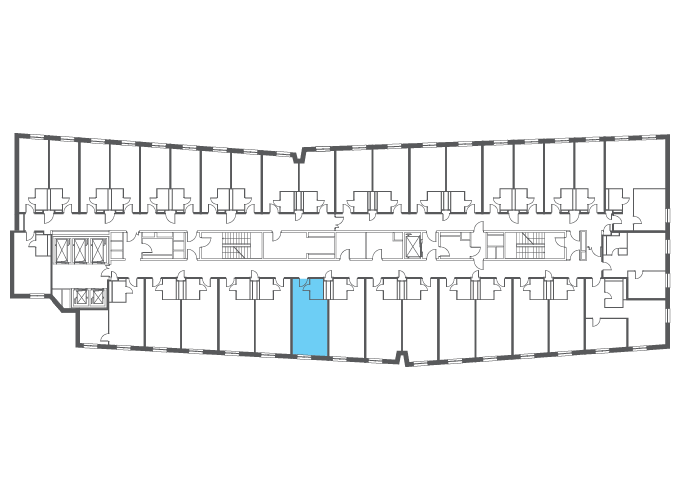 Квартира №115428 на этаже