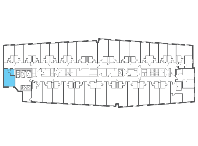 Квартира №115435 на этаже