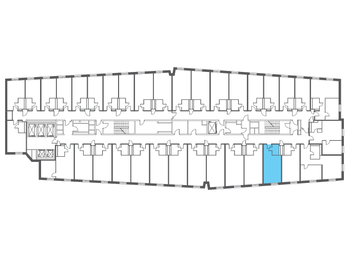 Квартира №115462 на этаже