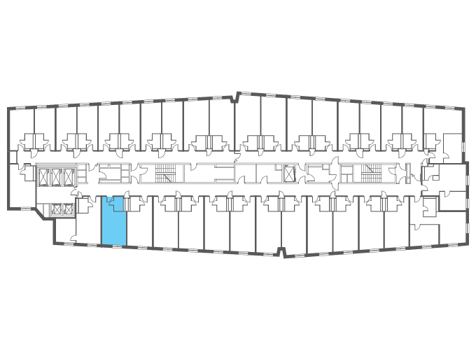Квартира №115473 на этаже
