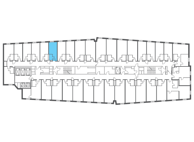 Квартира №115441 на этаже