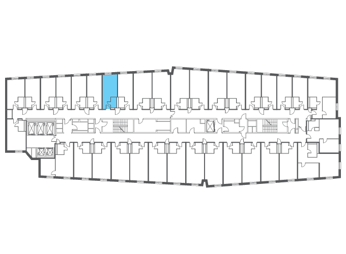 Квартира №115442 на этаже