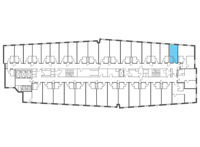 Квартира №115533 на этаже