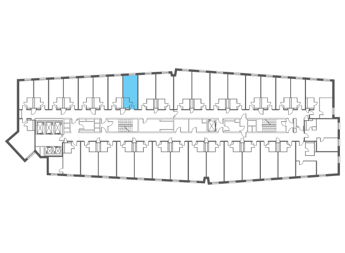 Квартира №115389 на этаже