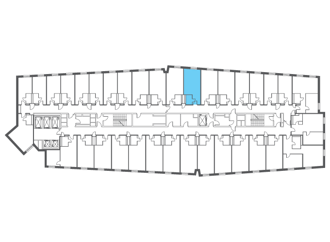 Квартира №114990 на этаже