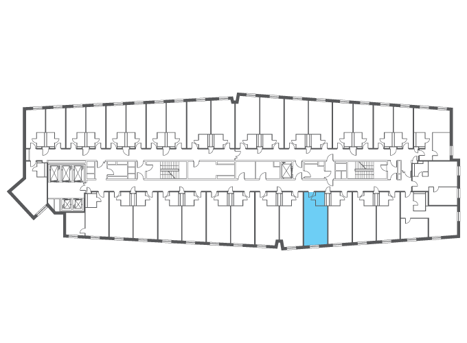 Квартира №115007 на этаже