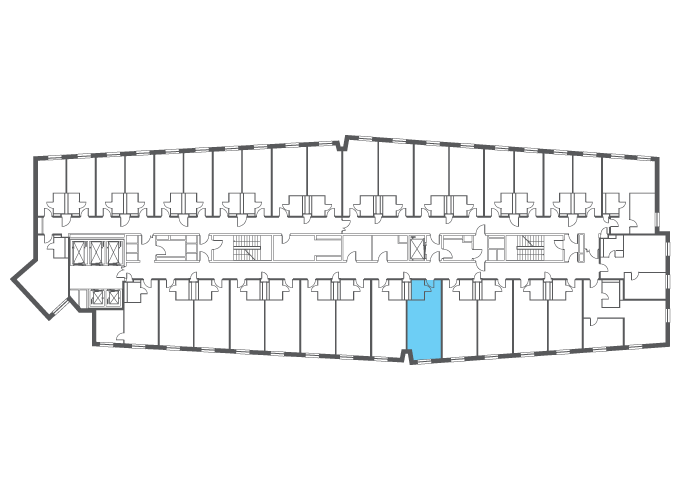 Квартира №115008 на этаже