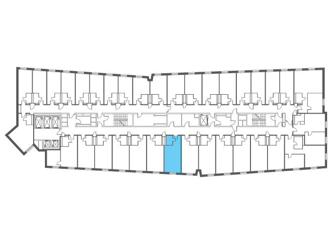 Квартира №115051 на этаже