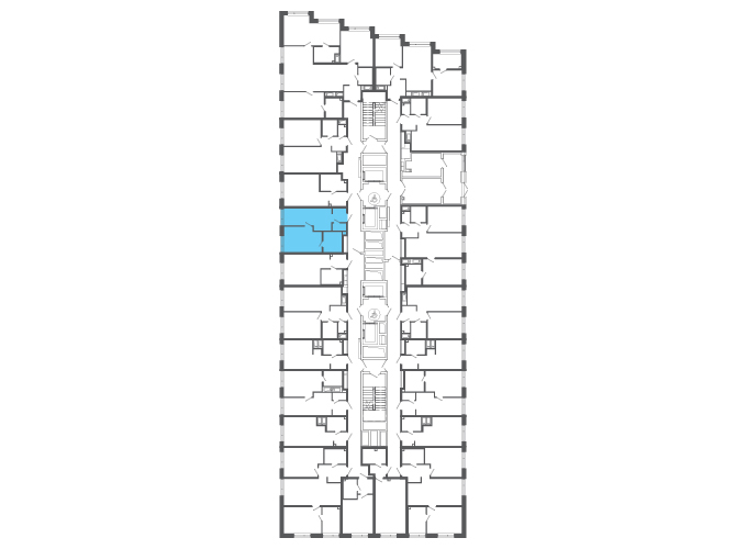 Квартира №146718 на этаже