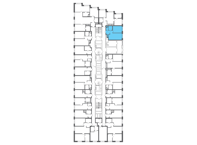 Квартира №146982 на этаже