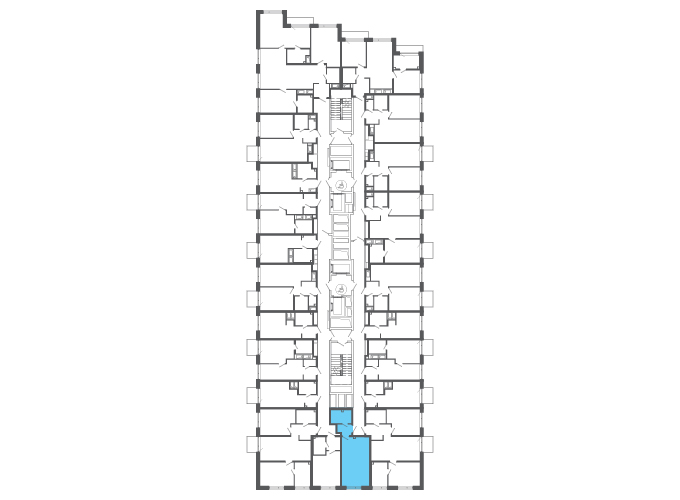 Квартира №146862 на этаже