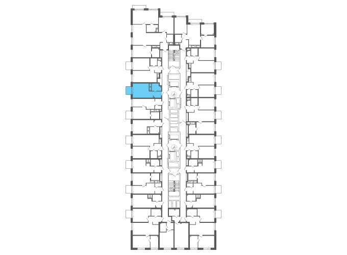Квартира №146620 на этаже