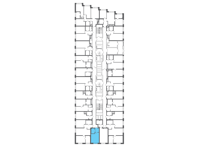Квартира №146192 на этаже