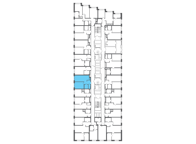 Квартира №146248 на этаже