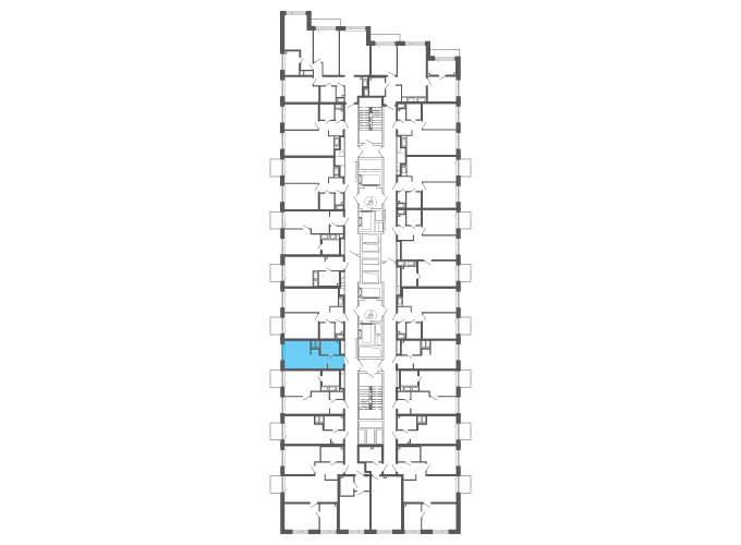 Квартира №146470 на этаже