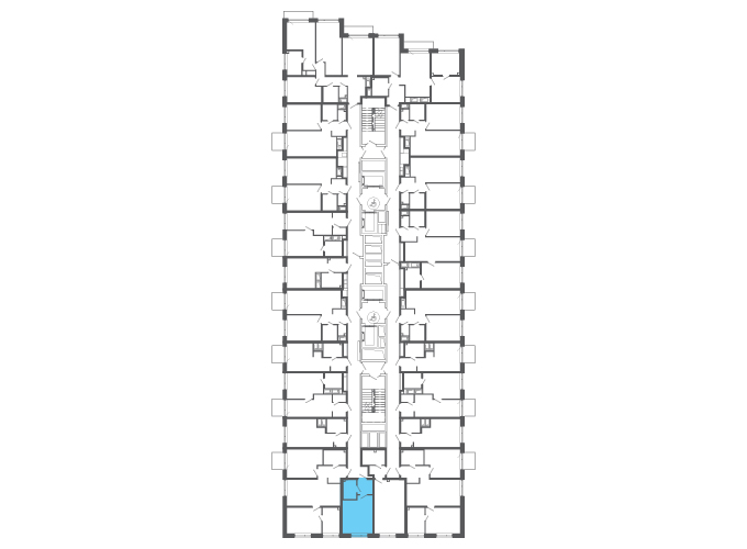 Квартира №146515 на этаже