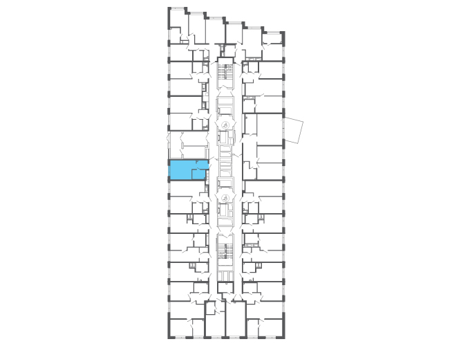Квартира №147789 на этаже