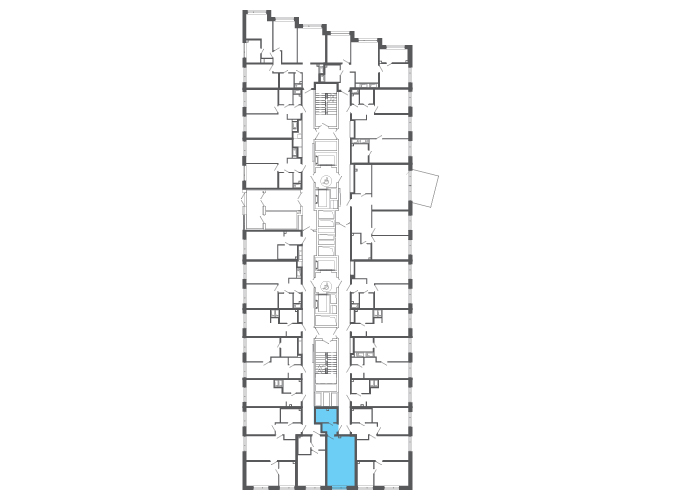 Квартира №147711 на этаже